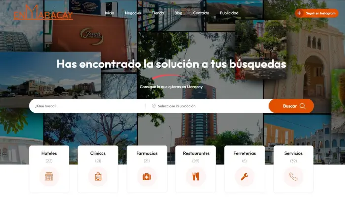 Proyecto web para En Maracay