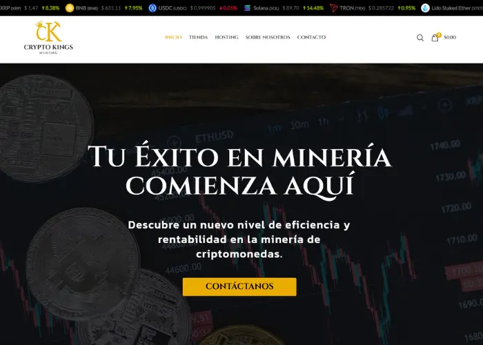 Proyecto web para Cryptokings Mining
